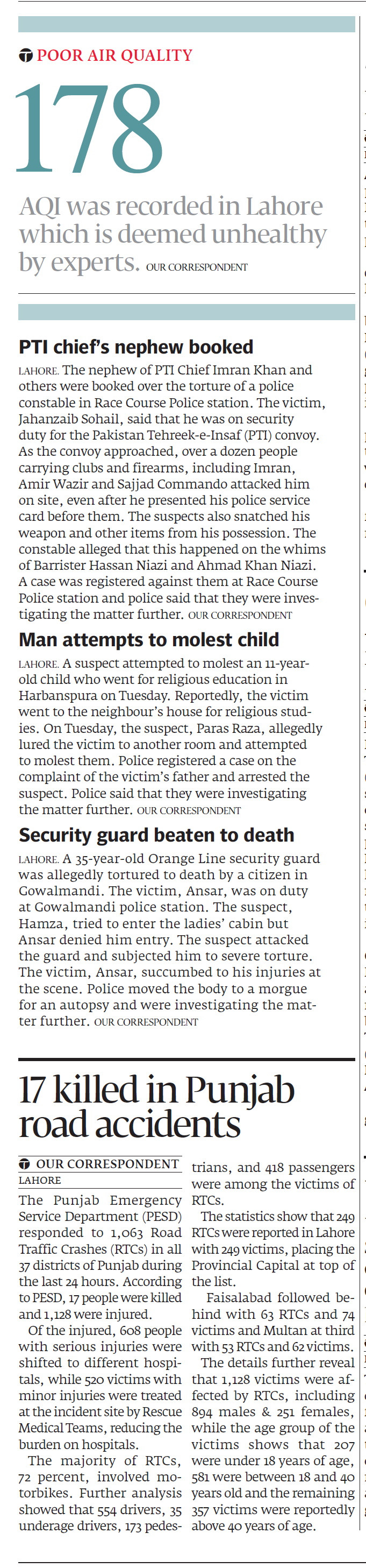 Express Tribune epaper