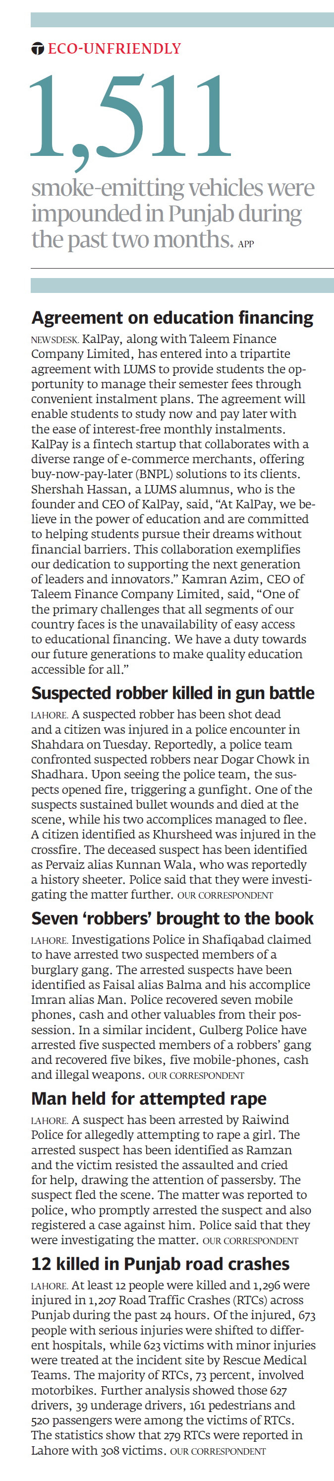 Express Tribune epaper