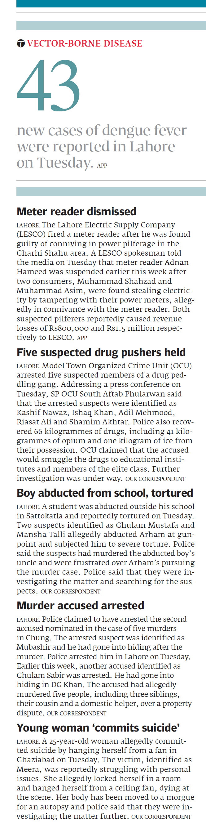Express Tribune epaper