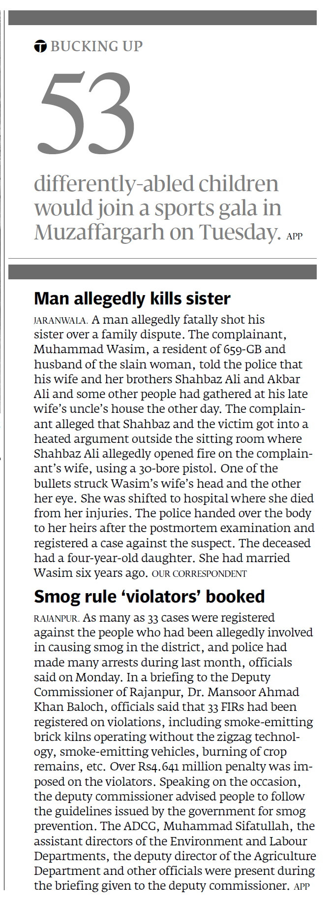 Express Tribune epaper