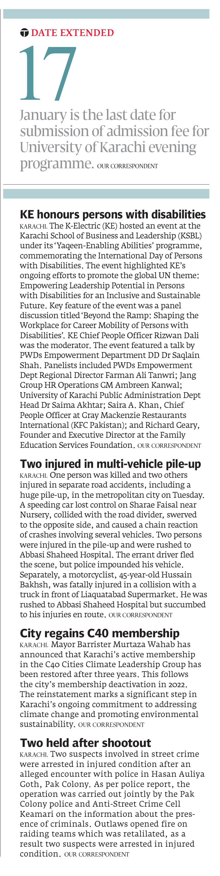 Express Tribune epaper