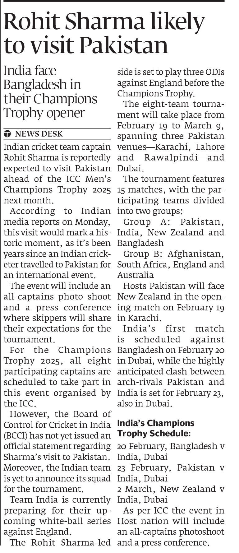 Express Tribune epaper