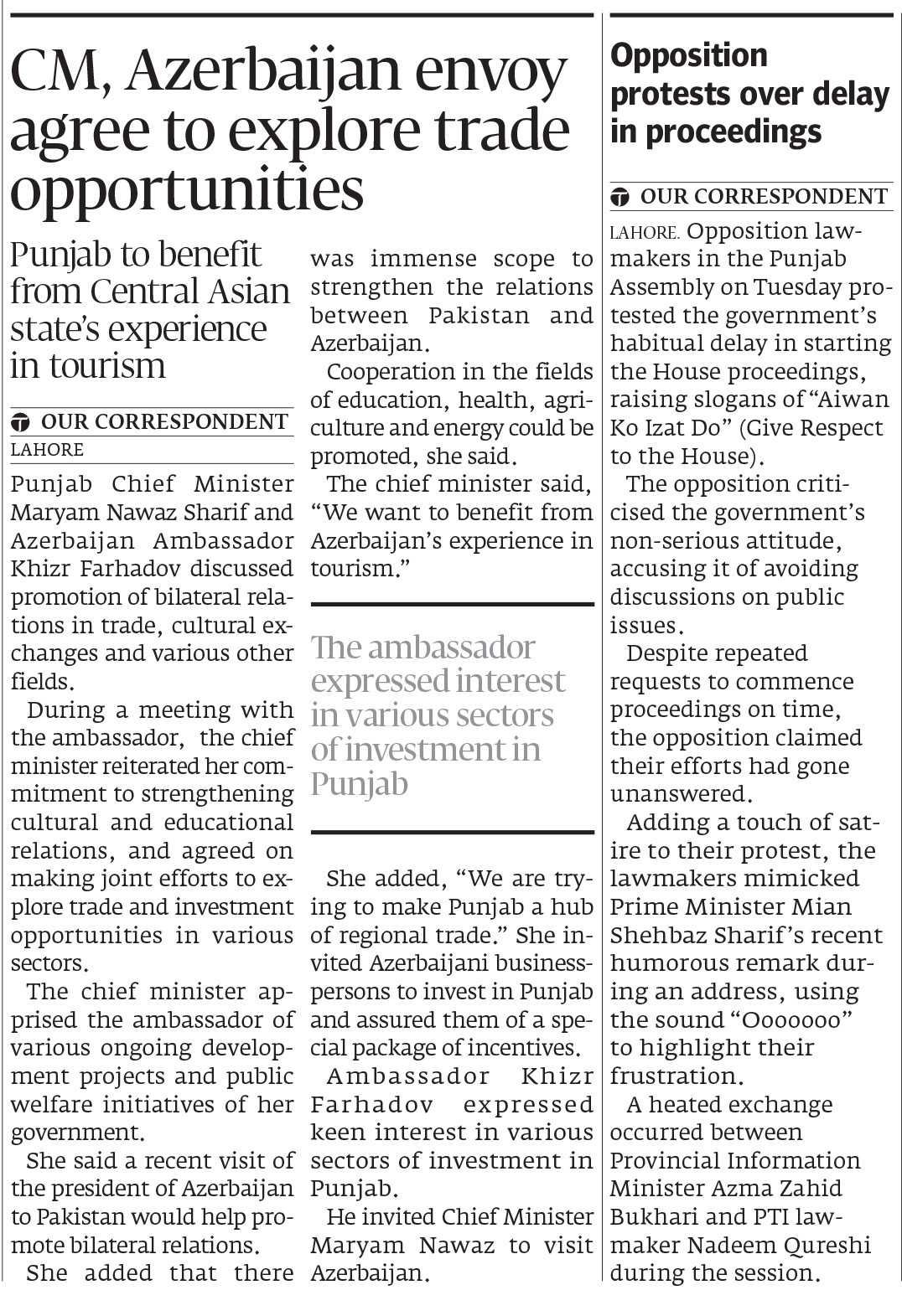 Express Tribune epaper