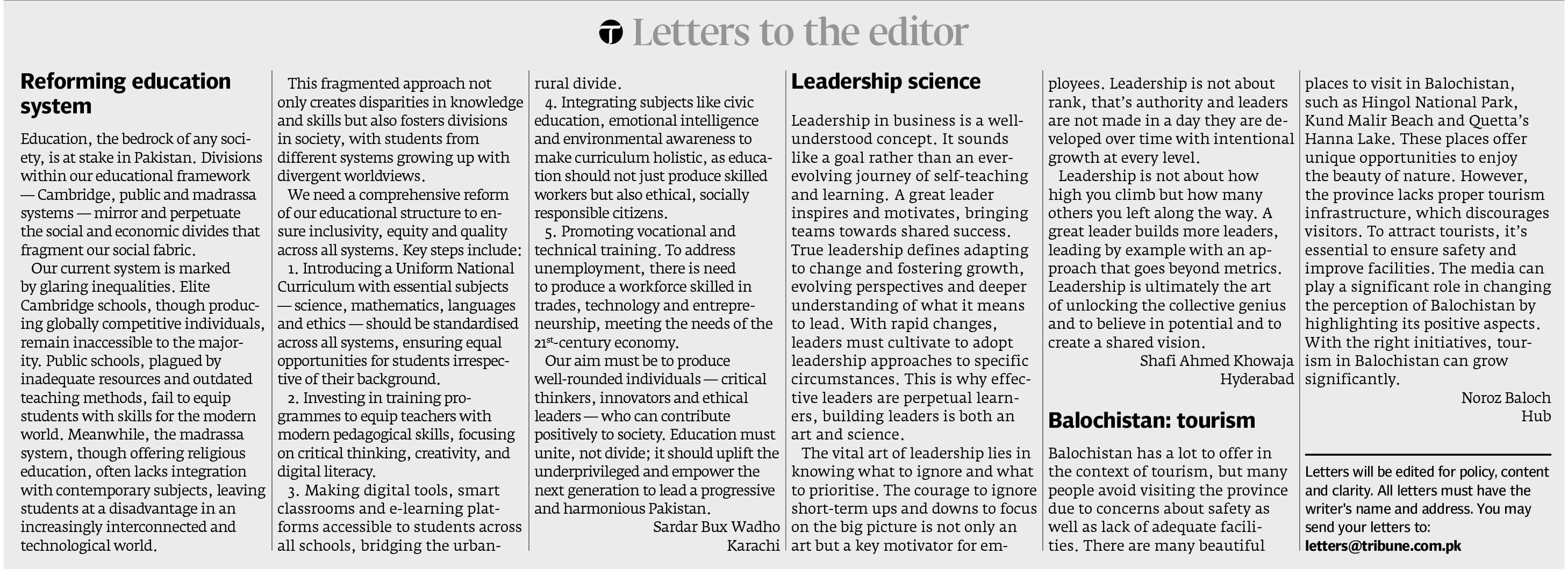 Express Tribune epaper