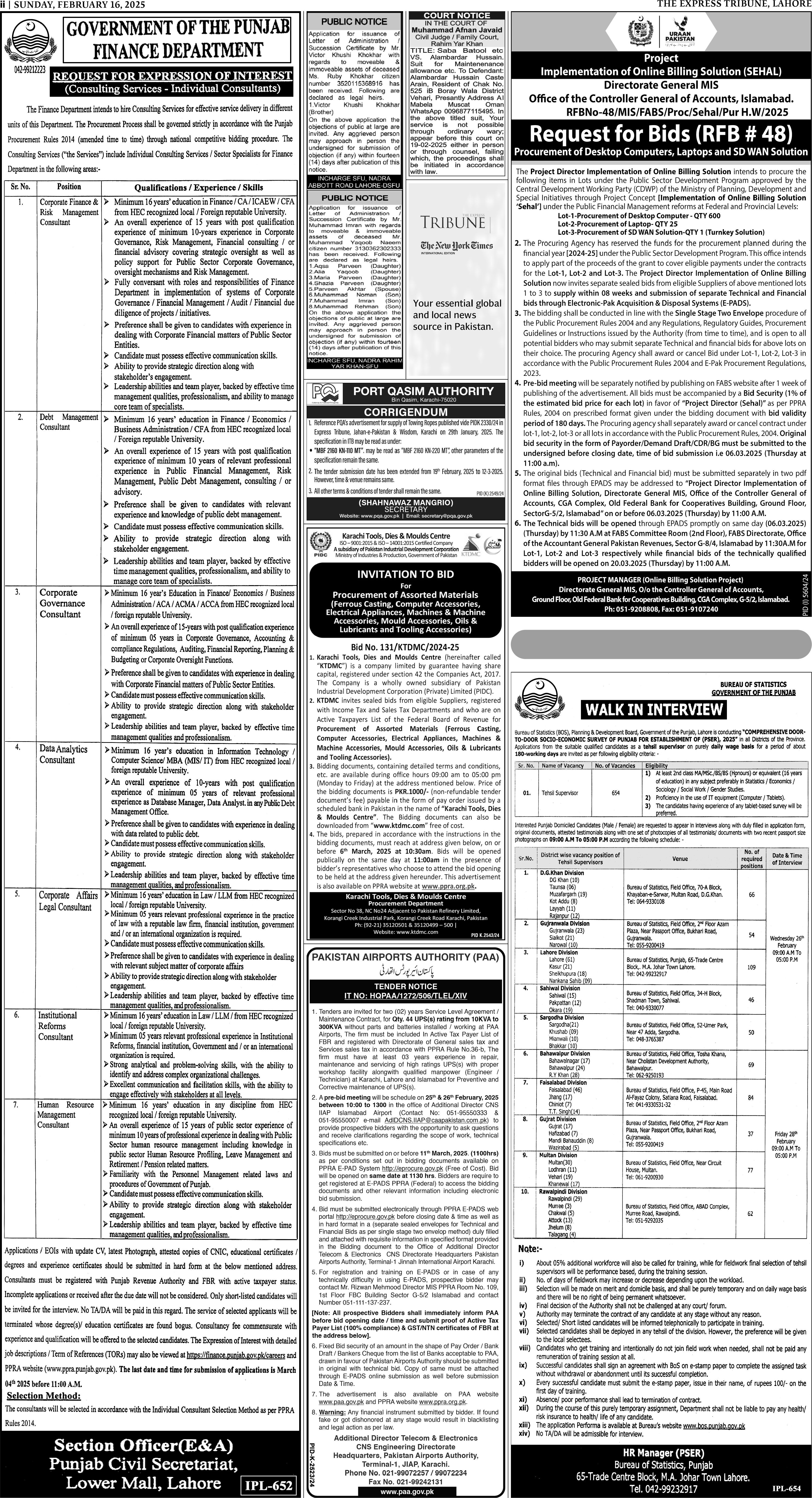 Express Tribune epaper