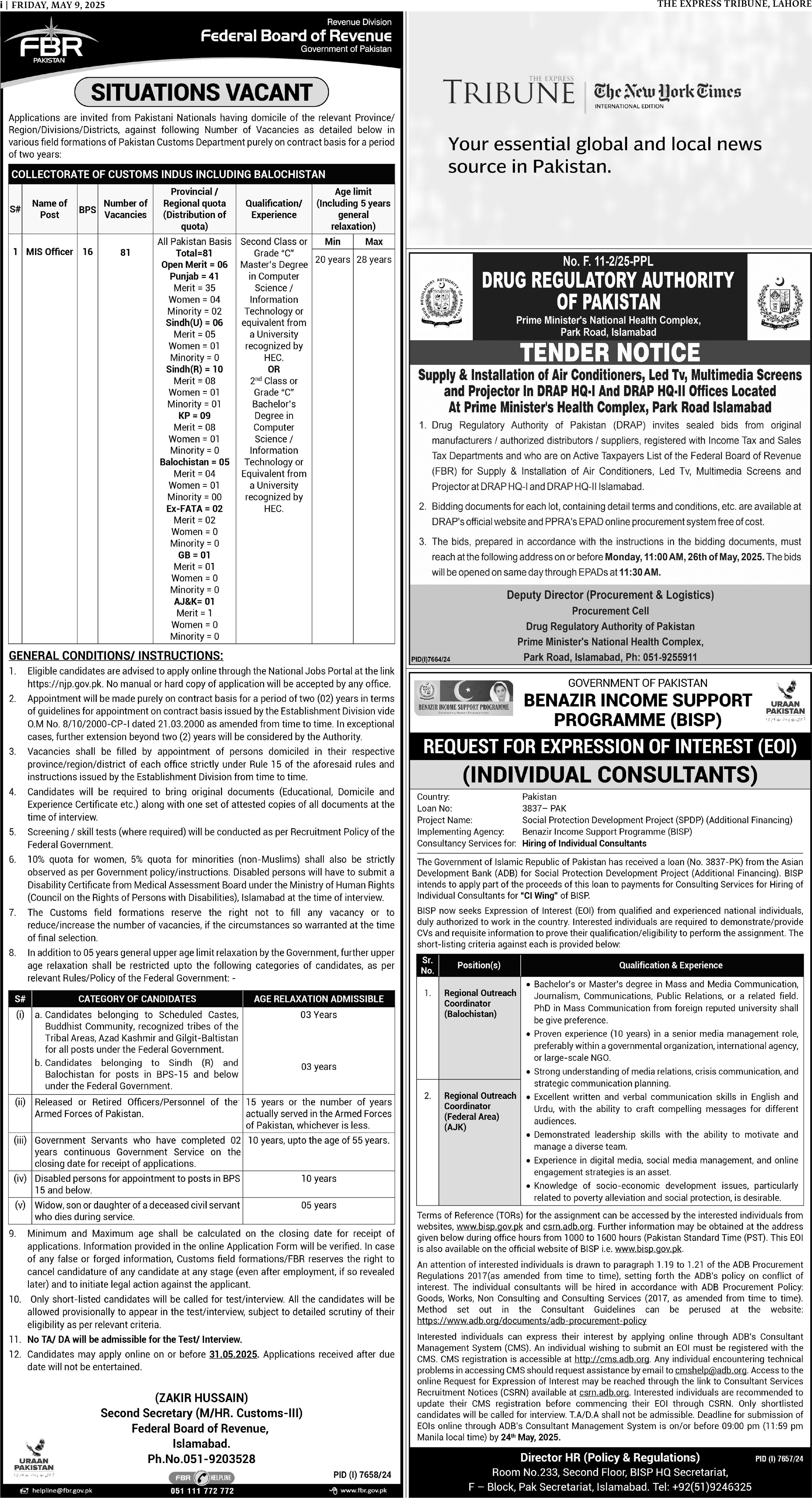 Express Tribune epaper