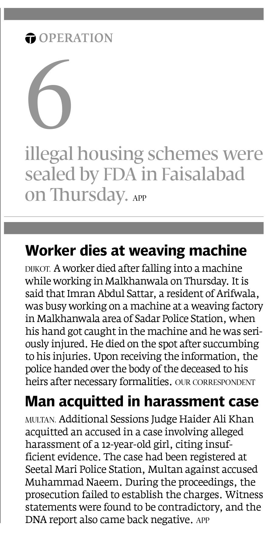 Express Tribune epaper