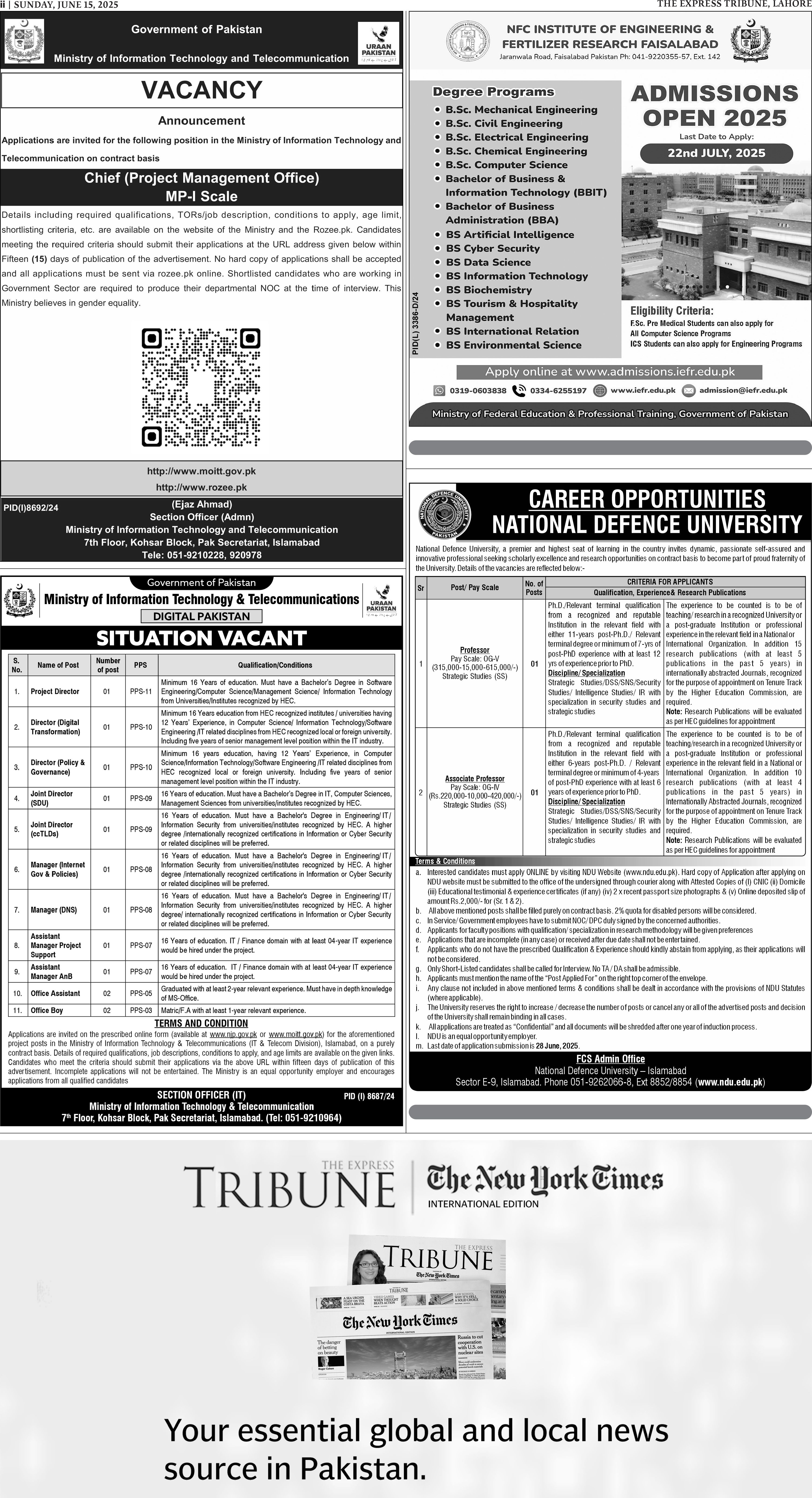 Express Tribune epaper