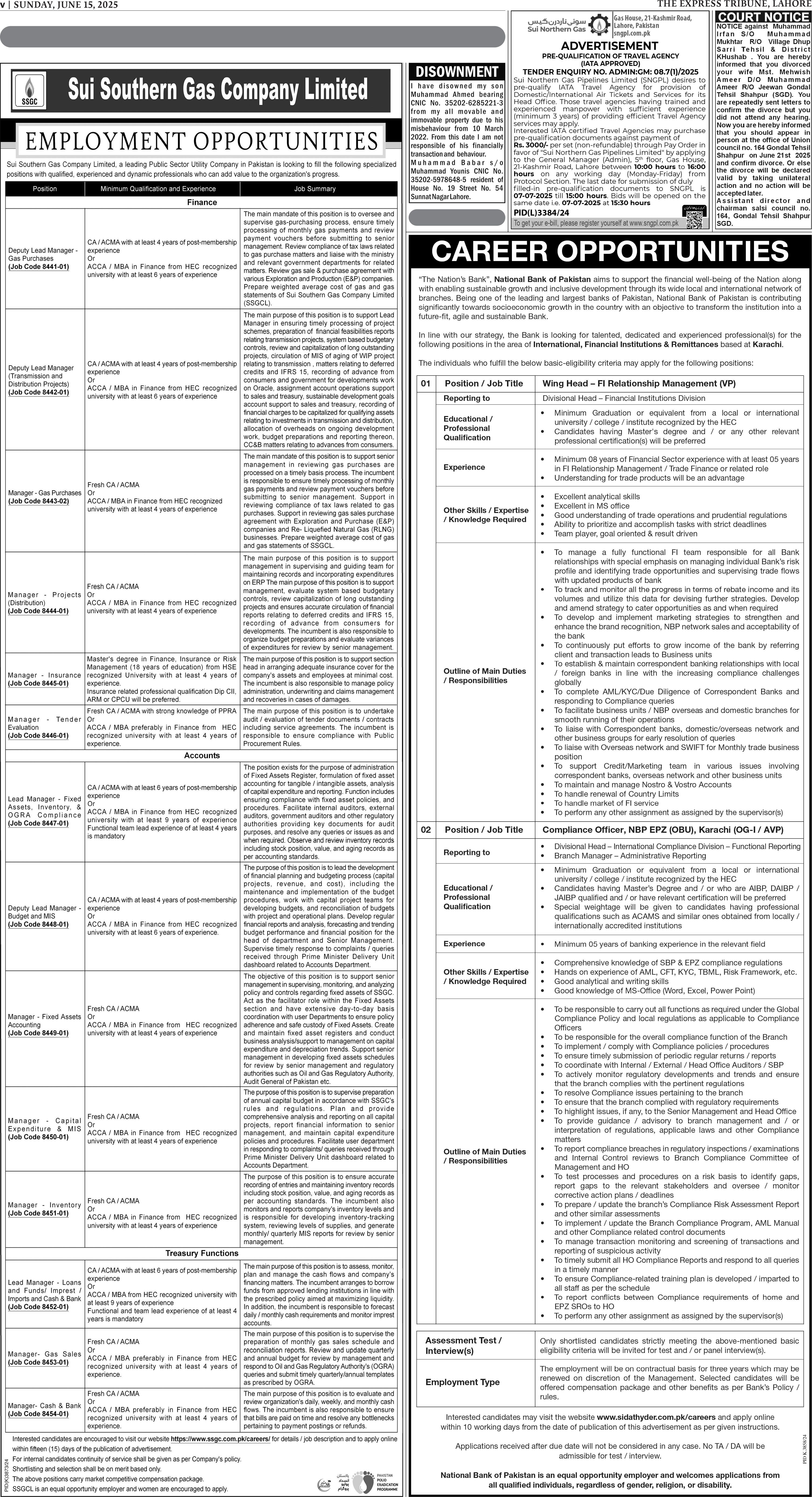 Express Tribune epaper