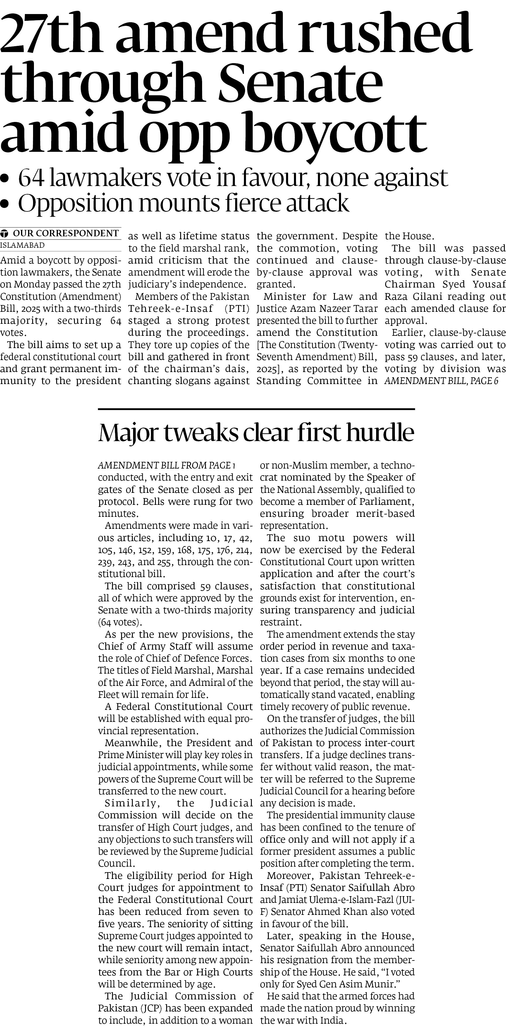 Express Tribune epaper