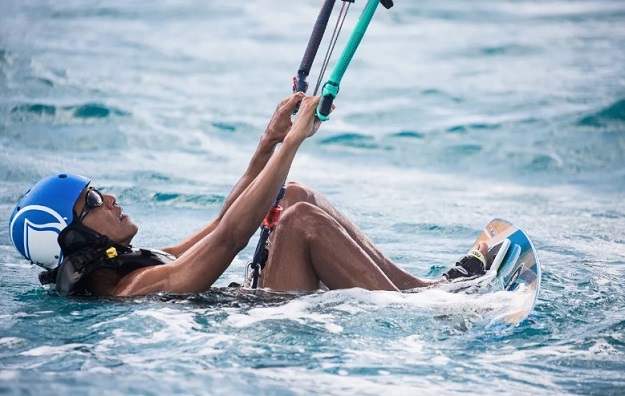 Immediately after leaving the White House on January 20, the Obamas flew to California for a short holiday in Palm Springs. PHOTO: RICHARD BANSON BLOG