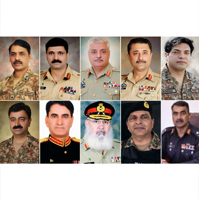 ex dg ispr asif ghafoor among six major generals promoted to three star rank