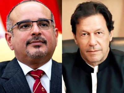 pm imran invites bahrain counterpart to visit pakistan