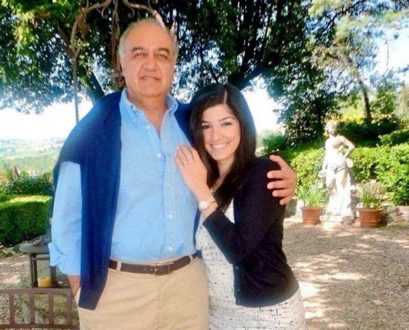 british iranian environmentalist morad tahbaz and roxanne tahbaz pose in this file picture obtained from social media photo reuters