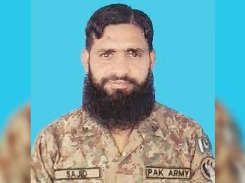 33 year old sepoy sajid embraced martyrdom near road boya in miranshah photo ispr