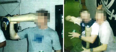 viral image of australian soldier drinking beer out of dead taliban fighter s leg sparks outrage viral image of australian soldier drinking beer out of dead taliban fighter s leg sparks outrage