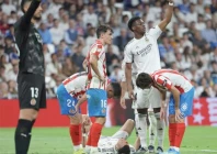 madrid title hopes dented by girona madrid title hopes dented by girona