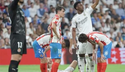 madrid title hopes dented by girona madrid title hopes dented by girona