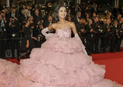 From Instagram to Cannes: Indian influencer Nancy Tyagi flaunts her  creations at biggest stage