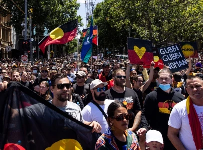 thousands rally for invasion day protests on australia day holiday