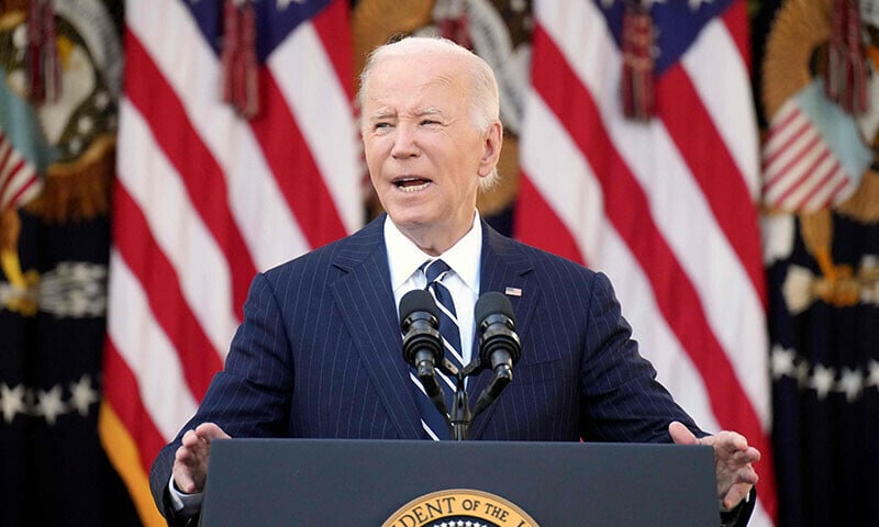 us president joe biden delivers remarks on the results of the 2024 election in the rose garden on november 7 in washington dc photo afp