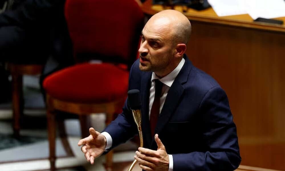 french minister for europe and foreign affairs jean noel barrot speaks during the questions to the government session at the national assembly in paris france on october 8 2024 photo reuters