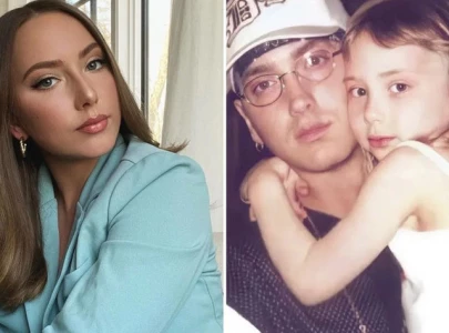 eminem s daughter hailie jade ties the knot