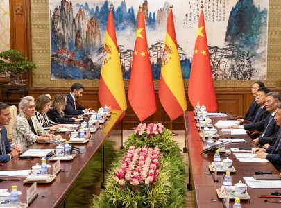spain s pedro sanchez urges fair trade order during talks with china s xi jinping
