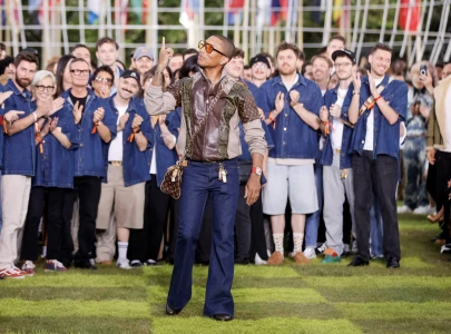 american singer pharrell williams opens paris fashion week for louis vuitton american singer pharrell williams opens paris fashion week for louis vuitton
