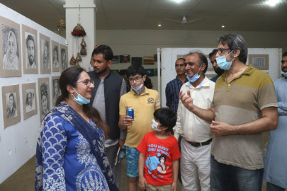 aspiring artists showcase miniature paintings