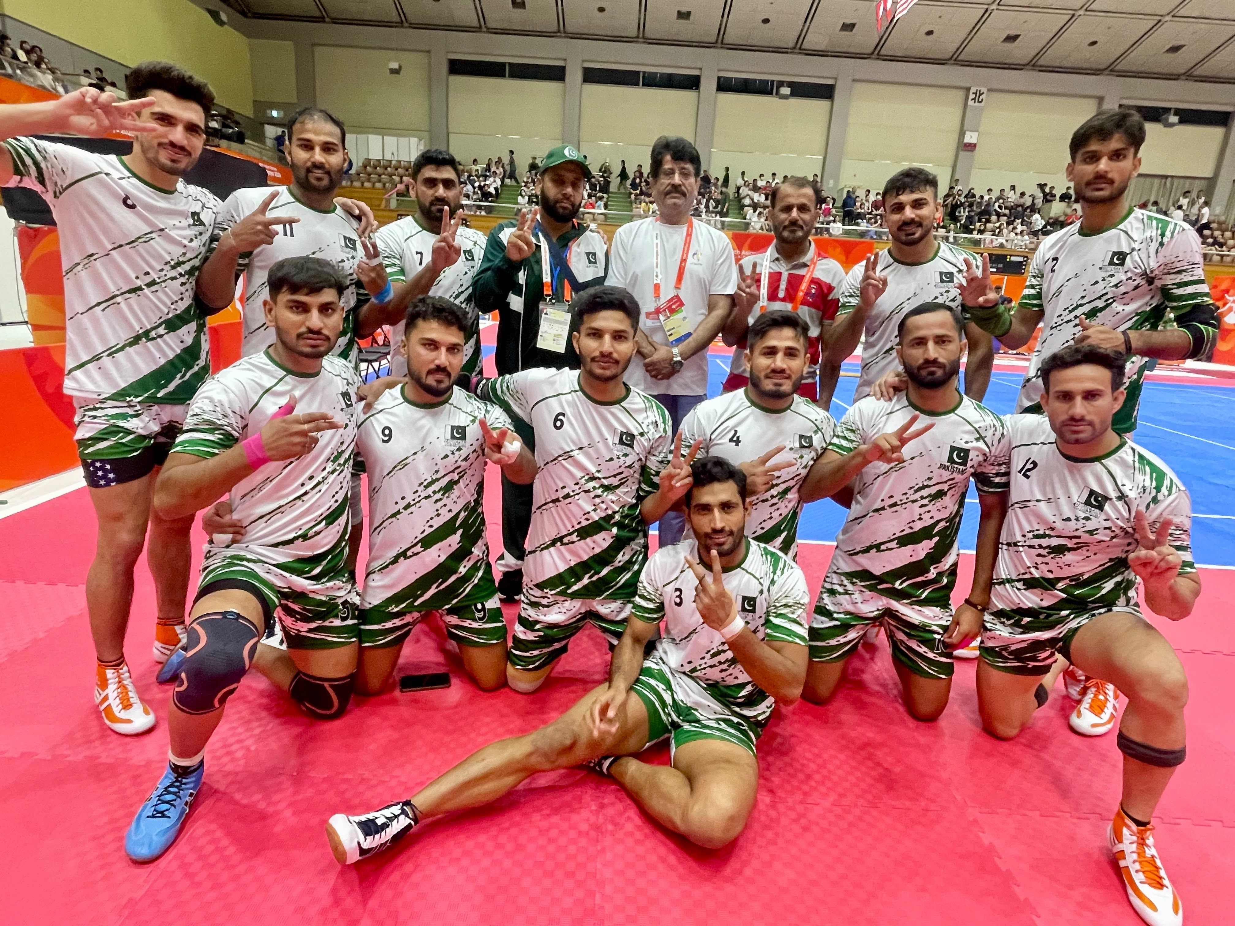 Pakistan seal second Asian Games win in men’s kabaddi