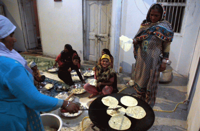 in the courtyard of the gurdwara women were tasked to prepare the langar feast distributed free of charge for the devotees this is a daily routine but that night it was a bit more special in connection with baisakhi photo athar khan in the courtyard of the gurdwara women were tasked to prepare the langar feast distributed free of charge for the devotees this is a daily routine but that night it was a bit more special in connection with baisakhi photo athar khan