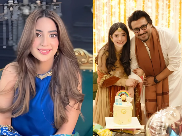 saboor aly and maryam nafees share baby shower moments on social media