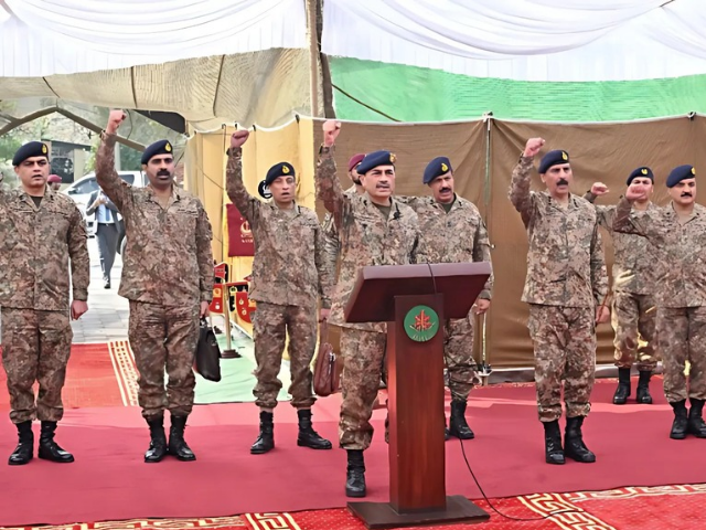 photo coas general syed asim munir gestures during his visit to muzaffarabad ajk on february 5 2025 ispr