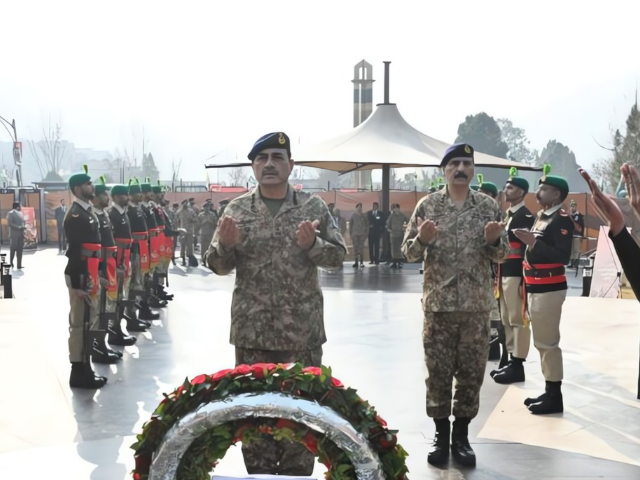 Photo: COAS General Syed Asim Munir in Muzaffarabad AJK, on February 5, 2025/ISPR