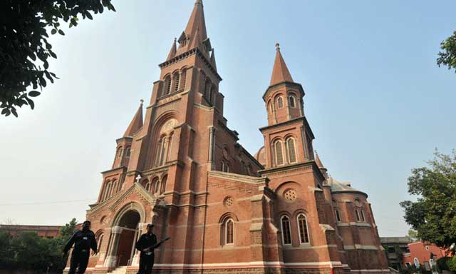 sacred heart cathedral church in lahore which has won the belgian heritage prize photo afp