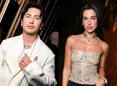 hudson williams and dua lipa meet at bvlgari event sending fans into a frenzy hudson williams and dua lipa meet at bvlgari event sending fans into a frenzy