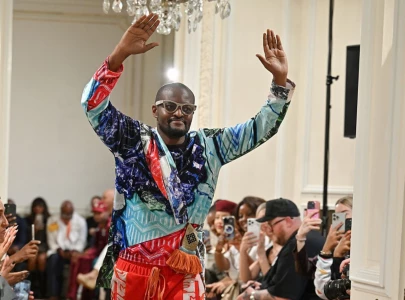 south african designer laduma ngxokolo makes paris fashion week debut with maxhosa africa