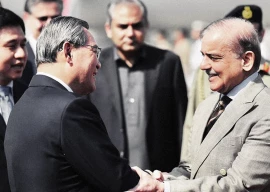 red carpet and red flags