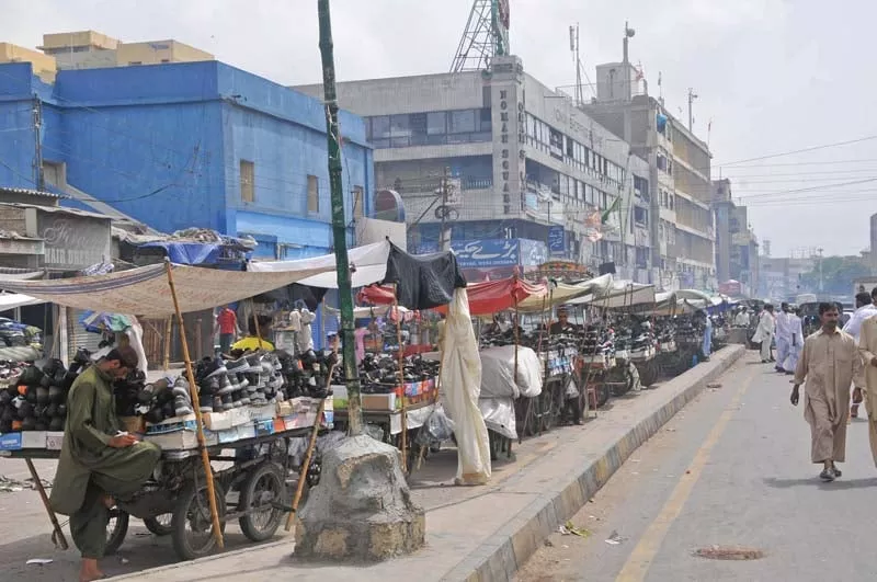 encroachments in saddar area of karachi according to dr syed raza ali gardezi encroachments are taking place because we have learned to live with them photo file encroachments in saddar area of karachi according to dr syed raza ali gardezi encroachments are taking place because we have learned to live with them photo file