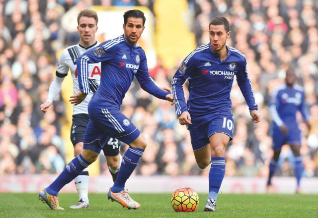 hazard played as a false nine in costa s absence but was unable to break the deadlock despite a few moments of brilliance photo afp