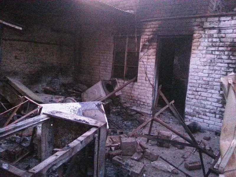 the wreckage of the chipboard factory in jhelum that was torched on november 20 photo rana tanveer express the wreckage of the chipboard factory in jhelum that was torched on november 20 photo rana tanveer express