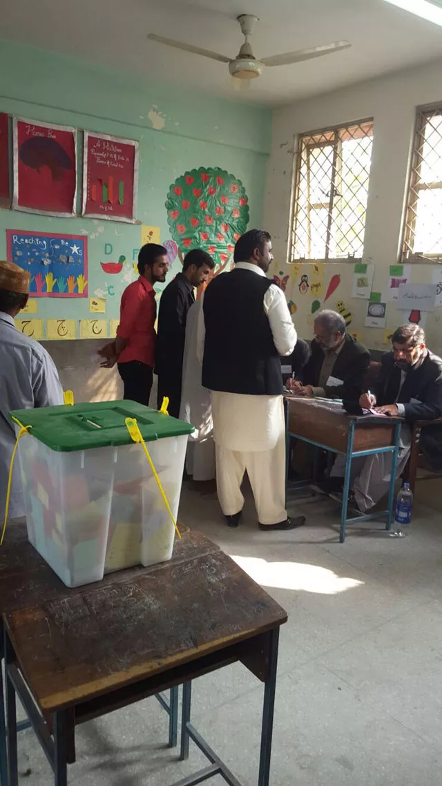 residents of the federal capital cast their votes in a polling station on november 30 2015 photo express residents of the federal capital cast their votes in a polling station on november 30 2015 photo express