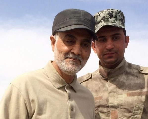 iranian revolutionary guard commander qassem soleimani l stands at the frontline during offensive operations against islamic state militants in the town of tal ksaiba in salahuddin province march 8 2015 photo reuters iranian revolutionary guard commander qassem soleimani l stands at the frontline during offensive operations against islamic state militants in the town of tal ksaiba in salahuddin province march 8 2015 photo reuters