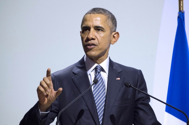 us president barack obama addresses the opening ceremony of the world climate change conference 2015 cop21 on november 30 2015 at le bourget on the outskirts of the french capital paris photo afp us president barack obama addresses the opening ceremony of the world climate change conference 2015 cop21 on november 30 2015 at le bourget on the outskirts of the french capital paris photo afp