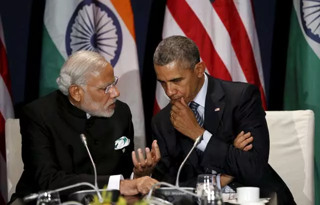us president barack obama r meets with indian prime minister narendra modi at the climate change summit in paris november 30 2015 photo reuters us president barack obama r meets with indian prime minister narendra modi at the climate change summit in paris november 30 2015 photo reuters