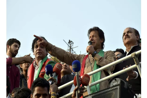 pti chairman addressing a political gathering in sialkot photo ppi pti chairman addressing a political gathering in sialkot photo ppi