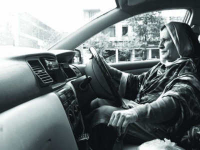 off track pakistan s first female cabbie on a ride to nowhere
