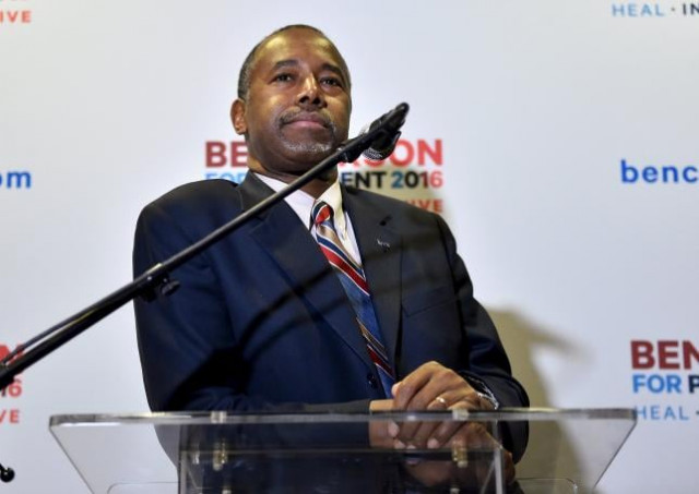 us republican presidential candidate ben carson speaks with the media after a campaign event in pahrump nevada november 23 2015 photo reuters us republican presidential candidate ben carson speaks with the media after a campaign event in pahrump nevada november 23 2015 photo reuters