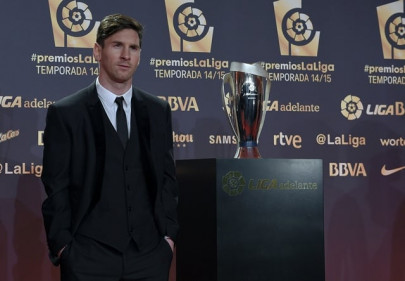 messi voted la liga s top striker for 2014 2015